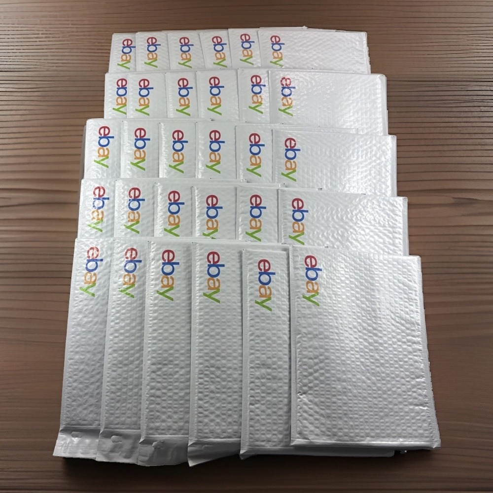 Bubble Mailers 30 Count eBay Branded 9.5"x13.25" Padded Envelopes Self Seal NEW